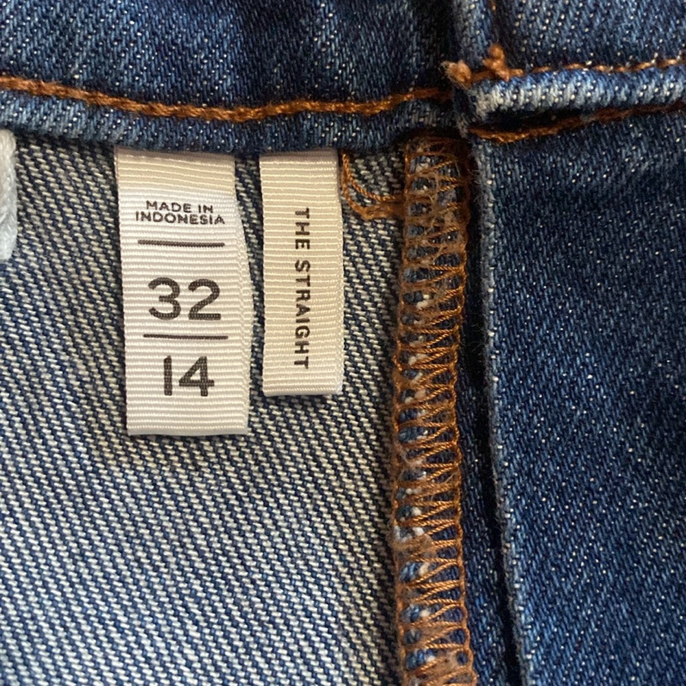 LOFT High Rise Utility Straight Jeans in Dark Stone Wash
Size 32 - Picture 12 of 12